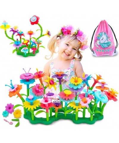 Gifts for 3 4 5 6 Year Old Girls Flower Garden Building Toys Set for Toddlers STEM Preschool Activities and Gardening Pretend...