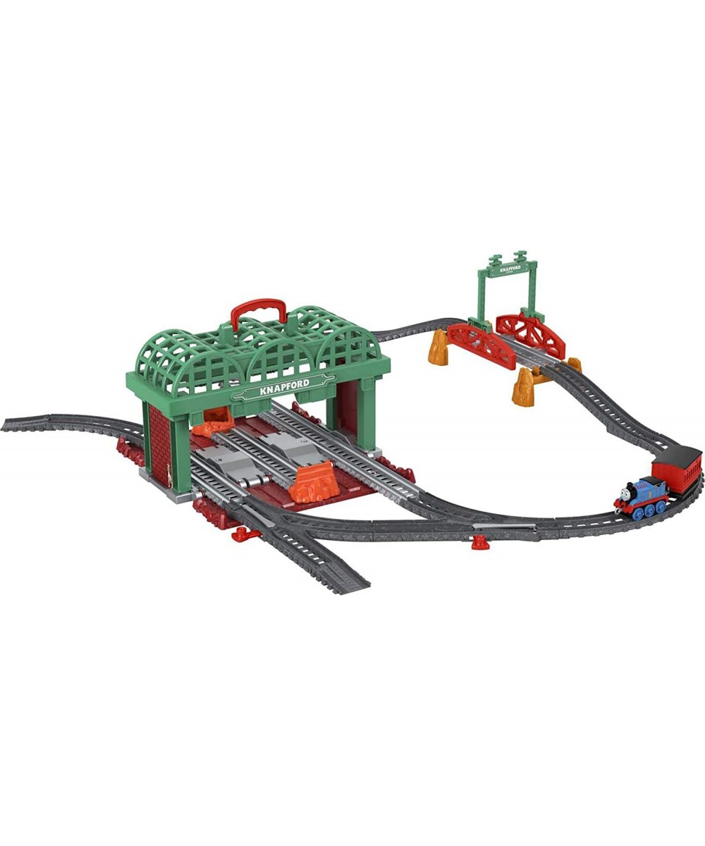 Knapford Station Train Set track with 2 in 1 playset and storage case for preschoolers 3 and older $59.67 Play Figure Playsets