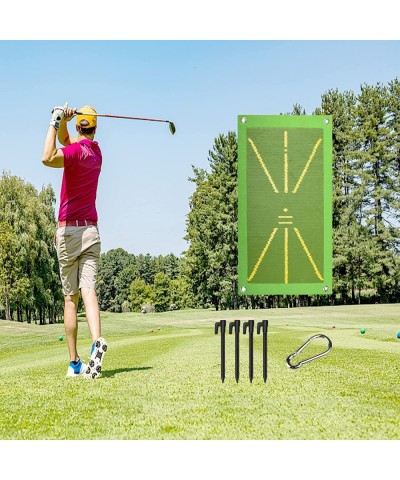 Golf Training Swing Mat Golf Swing Mat Swing Detection and Hitting Enthusiasts ACU Strike Impact Golf Training Mat No Taste P...