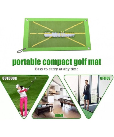 Golf Training Swing Mat Golf Swing Mat Swing Detection and Hitting Enthusiasts ACU Strike Impact Golf Training Mat No Taste P...