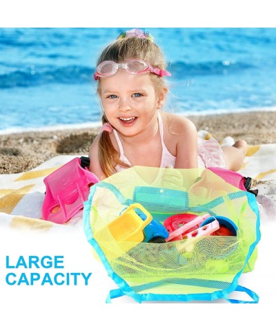 Large Mesh Beach Bag Beach Toy Bag Mesh Bag for Beach Toys Toy Mesh Bags Toy Mesh Bags Kids Sea Shell Bags Storage BagsBeach ...