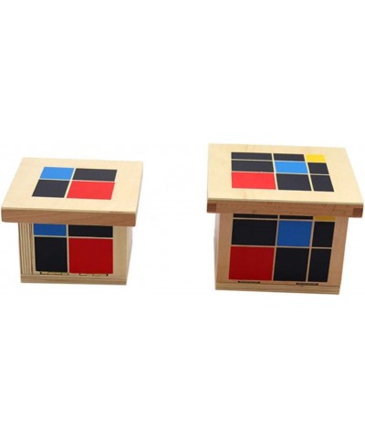 Woo-den Cube Toy Baby Kids Montessori Education Wooden Binomial Trinomial Cube Interactive Toy $43.78 Electronic Learning & E...