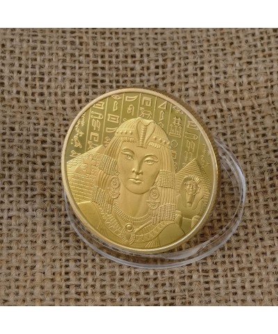 Ancient Egypt Sun God Queen Challenge Coin Lucky Coin $19.20 Novelty Coins