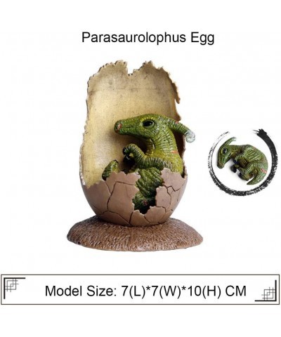 Parasaurolophus Egg Figure Realistic Animal Figurines Early Educational Dinosuar Toy Science Project Christmas Birthday Cake ...