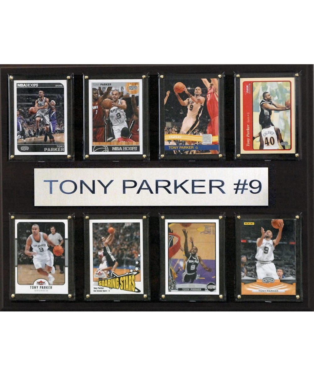 NBA San Antonio Spurs Tony Parker 8-Card Plaque 12 x 15-Inch $67.11 Trading Cards & Accessories