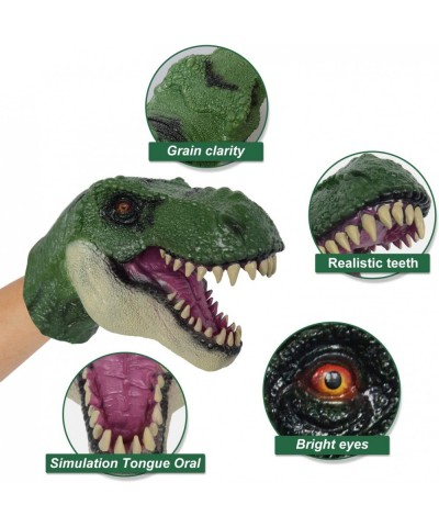 Dinosaur Hand Puppet Realistic T-Rex Dinasour Role Play Toy Dinasour Latex Puppet for Both Adult and Children（2 Pack） $28.27 ...