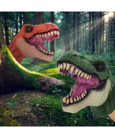 Dinosaur Hand Puppet Realistic T-Rex Dinasour Role Play Toy Dinasour Latex Puppet for Both Adult and Children（2 Pack） $28.27 ...