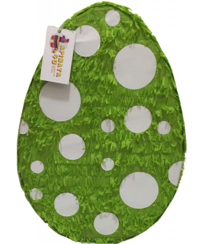 APINATA4U 2-D Dinosaur Egg Easter Egg Pinata Green Color & White Circles $79.47 Piñatas