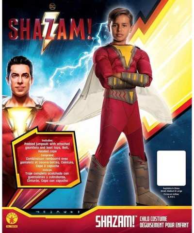 Rubies Child's Shazam! Movie Deluxe Shazam Costume Large $63.08 Kids' Costumes