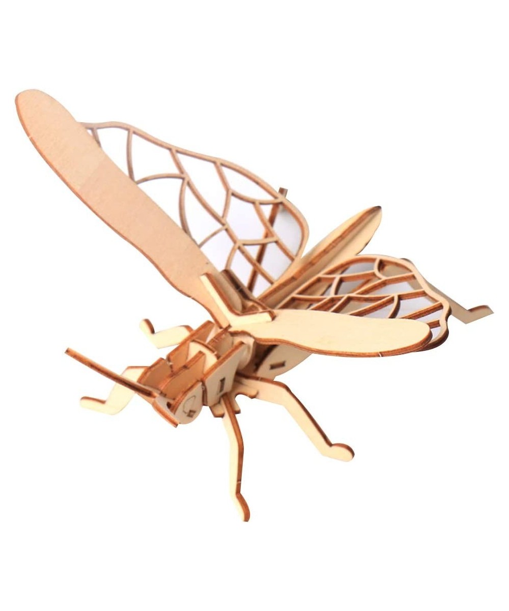 3D Wooden Puzzle DIY Animal Insect Assembly Model Puzzle Wooden Crafts Education STEM Toys Gifts for Kids Adults Teens Boys G...