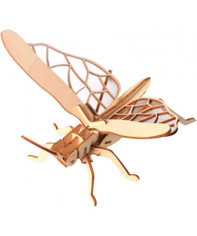 3D Wooden Puzzle DIY Animal Insect Assembly Model Puzzle Wooden Crafts Education STEM Toys Gifts for Kids Adults Teens Boys G...