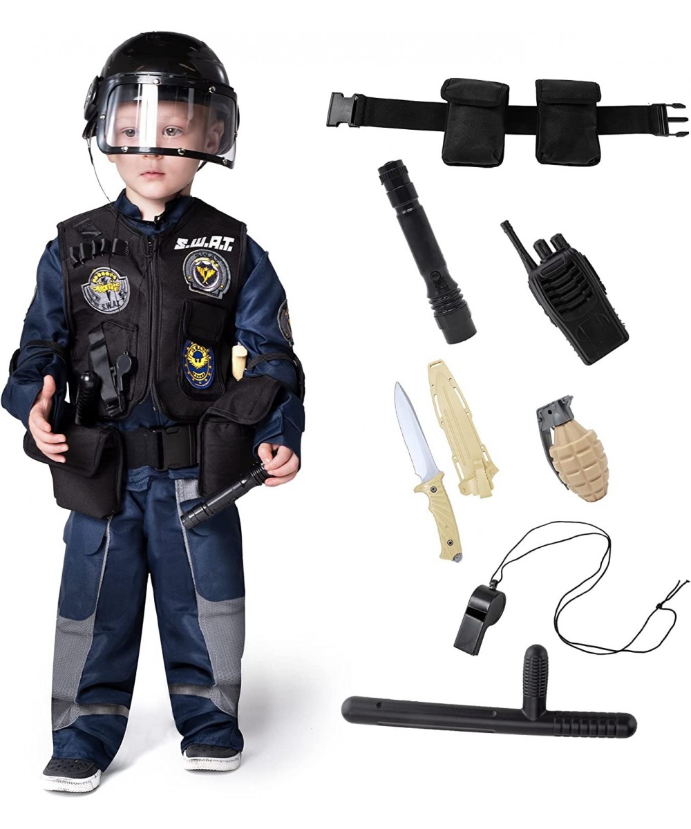 Spooktacular Creation Swat Police Officer Costume Halloween Dress-Up Set for Kids Toddler Boys $50.00 Kids' Costumes