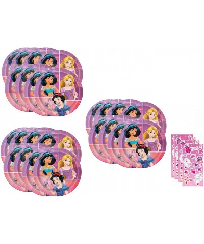 Princess Birthday Party Baby Shower Party Supplies Bundle includes Plates - 24 Count $24.51 Kids' Party Tableware