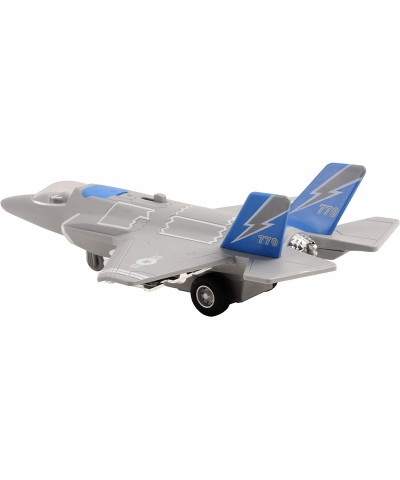 Army Air Force Fighter Jet F-22 Toy Military Airplane Friction Powered 1:16 Scale with Fun Lights and Sounds Pretend Play Qua...