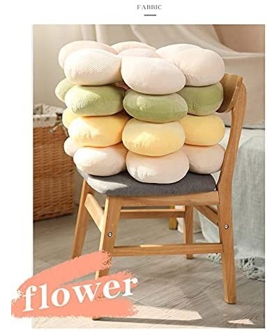 Cute Flower Throw Pillow Indie Seating Cushion Lovely Room Decor for Girls Teans Tweens Vivid Plush Stuffed Toy for Kids Read...