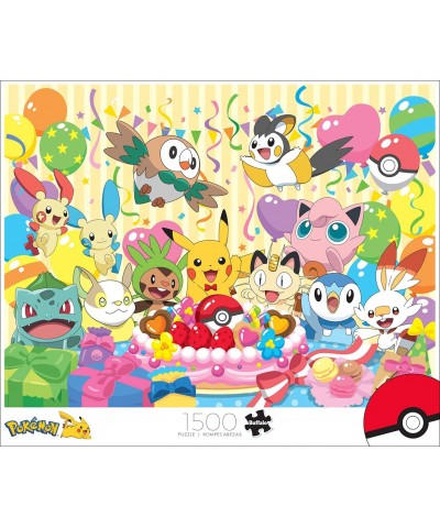 Pokemon Birthday Party - 1500 Piece Jigsaw Puzzle $25.25 Jigsaw Puzzles