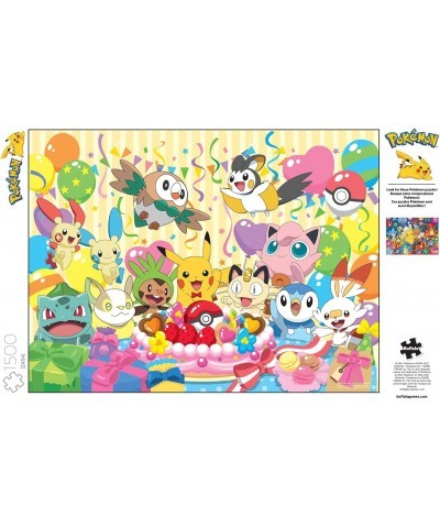 Pokemon Birthday Party - 1500 Piece Jigsaw Puzzle $25.25 Jigsaw Puzzles