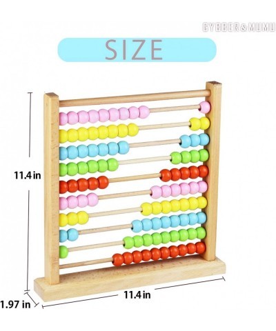 Wooden Counting Number Maths Learning Abacus Educational Toy Multicolor $26.77 Early Development & Activity Toys