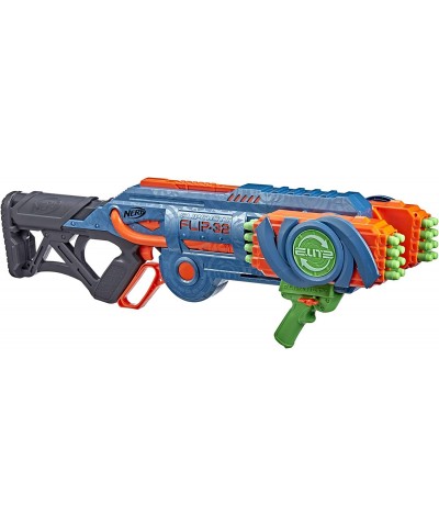 Elite 2.0 Flipshots Flip-32 Blaster Rotating Dart Barrels 32-Dart Capacity 32 Elite Darts Toy Foam Blasters Kids Outdoor Game...