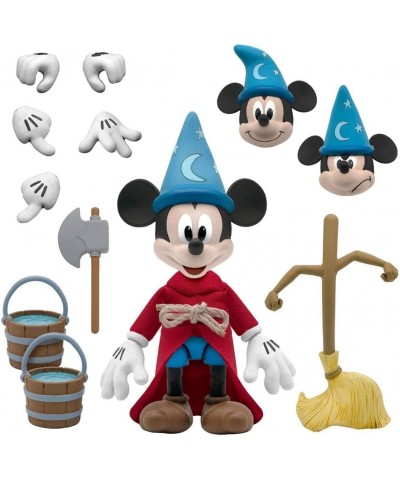 Disney ULTIMATES Wave 1 SORCERERS Apprentice Mickey Mouse Action Figure $63.85 Action Figures