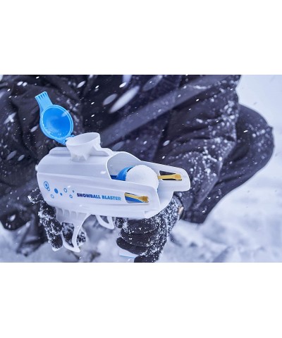 Snowball Blaster Gun Round snowbl Shaper and Launcher Snowball Fight Toy Winter Toy for Kids and Adults (Blue-1 Pack) $46.43 ...