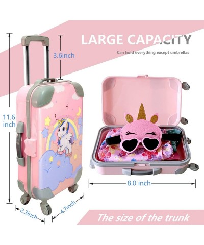 18-inch-Doll-Clothes and Accessories - Doll-Travel-Suitcase Play Set Including Luggage 2 Sets of Doll-Clothes and Shoes Umbre...