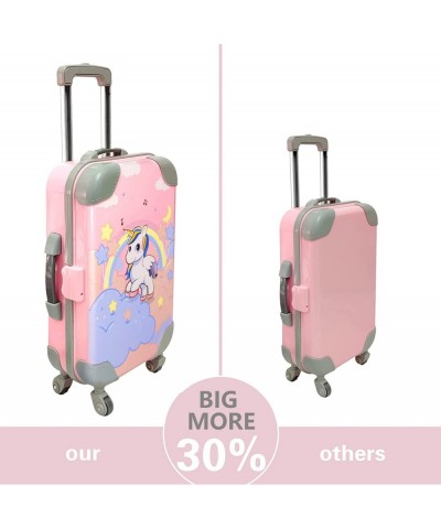 18-inch-Doll-Clothes and Accessories - Doll-Travel-Suitcase Play Set Including Luggage 2 Sets of Doll-Clothes and Shoes Umbre...