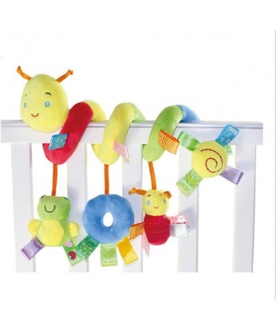 Kid Baby Crib Cot Pram Hanging Rattles Spiral Stroller Car Seat Toy Crib Bed Around Rattle Bell Cartoon Insect Stroller Hangi...