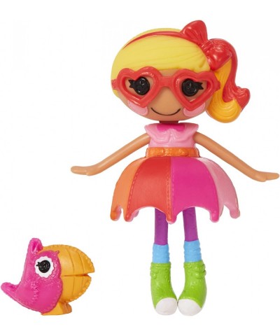 Mini LalaloopsyTM Doll 2-Pack – Confetti Carnivale + April Sunsplash with Mini Pets Cat & Toucan two 3” mini dolls with acces...