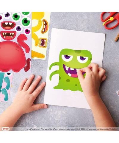 48Pack Make A Monster Sticker Emoji Stickers for Kids Create Your Own Face Craft Halloween Birthday Party Supply $15.70 Kids'...