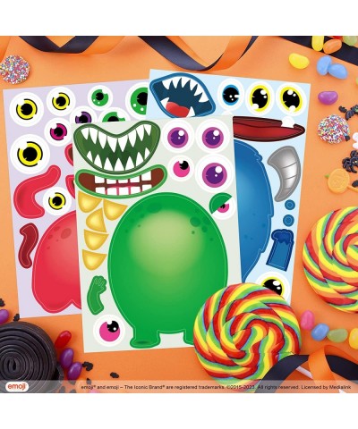 48Pack Make A Monster Sticker Emoji Stickers for Kids Create Your Own Face Craft Halloween Birthday Party Supply $15.70 Kids'...