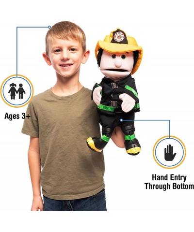 14" Fireman Peach Male Hand Puppet $59.15 Hand Puppets