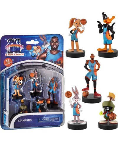 Space Jam Kids’ Stamps | Collect All 13 Looney Tunes Toys and Basketball Player Figures | Small Toys from Space Jam: A New Le...