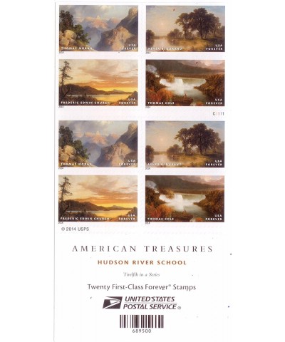 Hudson River School Forever Stamps Booklet of 20 $64.97 Collectibles Display & Storage