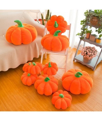 Pumpkin Pillow 15.7" Cute Plush Stuffed Soft Pumpkin Throw Pillow for Halloween Fall Harvest Festival Thanksgiving Decoration...