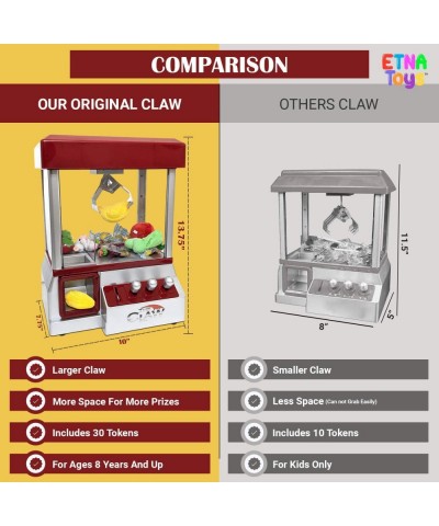 Electronic Arcade Claw Machine Mini Candy Prize Dispenser Game With Sound $66.35 Electronic Learning & Education Toys