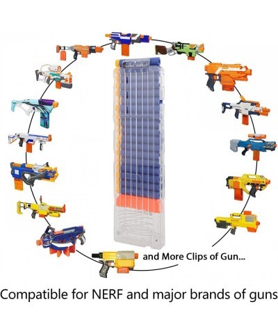 4 Pack 18-Dart Quick Reload Clip Compatible for Nerf Elite Series Guns (Transparent) $34.72 Toy Foam Blasters & Guns