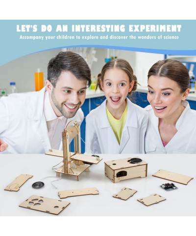 4 Set STEM Kits Science Experiment STEM Projects for Kids Age 8-12 Model Car Kit Educational Building Kits 3D Wooden Puzzles ...