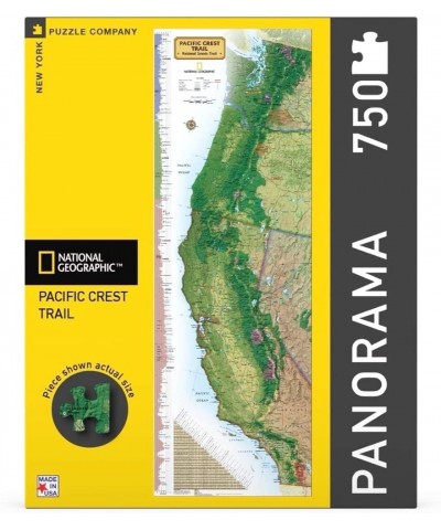 National Geographic Pacific Crest Trail - 750 Piece Jigsaw Puzzle $48.93 Jigsaw Puzzles