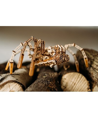 Mechanical Spider 3D Wooden Puzzle - Runs up to 7 feet - Wooden Model Kit for Adults and Kids to Build $66.13 3-D Puzzles