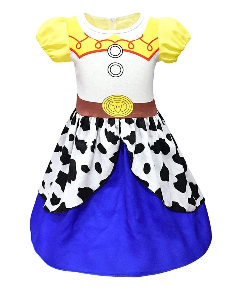 Cowgirl Costume Halloween Christmas Birthday Parties Role Play 2 Pieces Set Jumpsuit Dress for Girls Outfit $39.00 Kids' Cost...