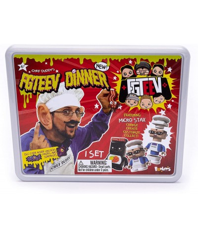 – Chef Duddy Dinner - Filled with Surprises Including Gurkey Turkey Gravy Putty and 4 Food-Themed Micro STAX Figures – Change...