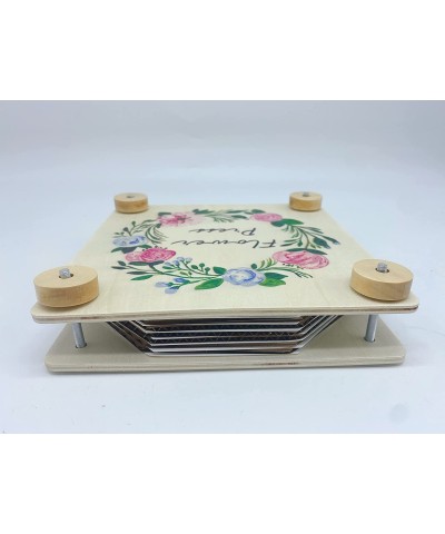 Flower Press 7.5In (19cm) x 7.5In (19cm) Nature Press Kit 6 Layers for Plant and Leaf Preservation MX0806 $34.16 Kids' Drawin...