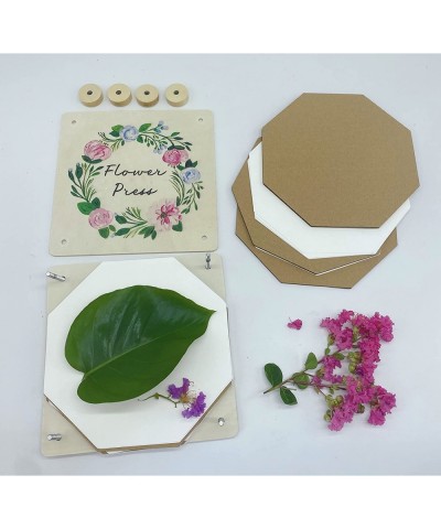 Flower Press 7.5In (19cm) x 7.5In (19cm) Nature Press Kit 6 Layers for Plant and Leaf Preservation MX0806 $34.16 Kids' Drawin...