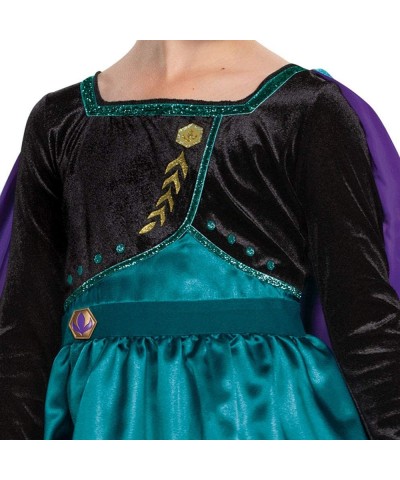 Disney Frozen 2 Anna Costume for Girls Deluxe Dress and Cape Outfit $38.21 Kids' Costumes