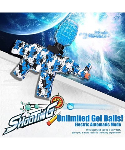 Electric Gel Ball Bla-Ster - Splatter Ball Blaster Water Bead Bla-Ster with 20000 Gel Balls and Goggles - Backyard Fun and Sa...