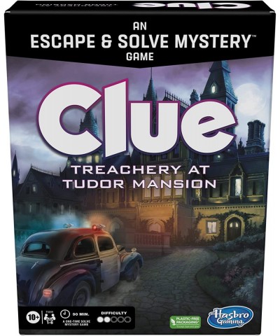 Escape Treachery at Tudor Mansion Board Game | Escape Room Game | 1-Time Solve Murder Mystery Games | Ages 10+ | 1-6 Players ...