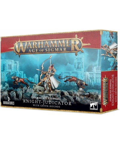 Stormcast Eternals: Knight-Judiator with Gryph-Hounds $50.23 Miniature Novelty Toys