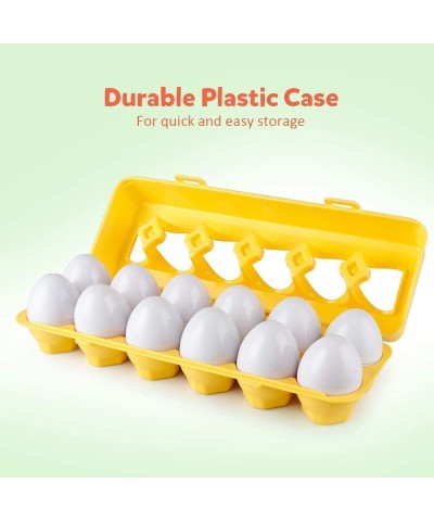 Wooden Shape Color Sorting Clock + Matching Eggs 12 pcs Set Color & Shape Recognition Sorter Puzzle $54.47 Early Development ...