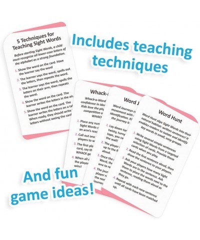 Sight Words Flashcards for Reading Readiness - Choose from 5 Grade Levels 100 Words Each! (Pre-K) $16.67 Educational Flash Cards